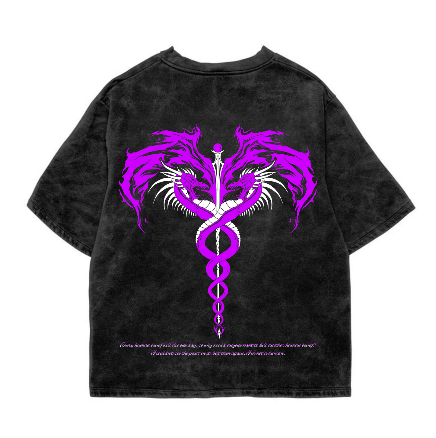 Crimson Crossfire Oversized T-Shirt