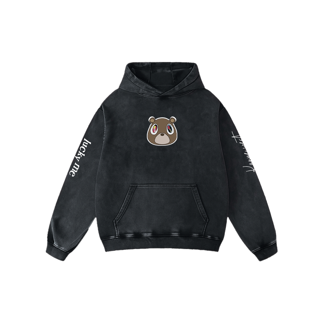 Kanye Legacy Acid Wash Oversized Hoodie