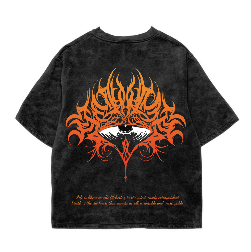 Blaze-Eyed Demon Oversized T-shirt