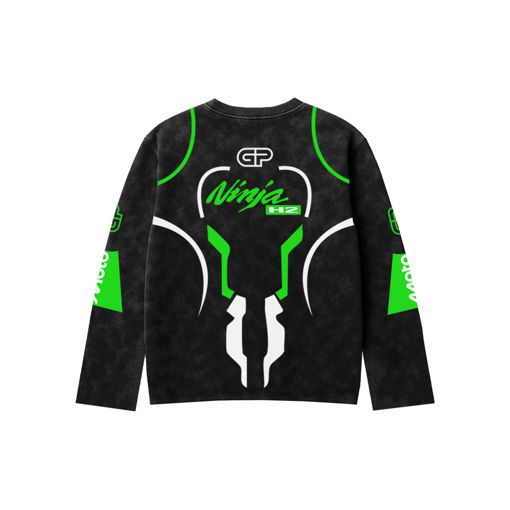 Kawasaki Greenline Oversized Full Sleeve Tee