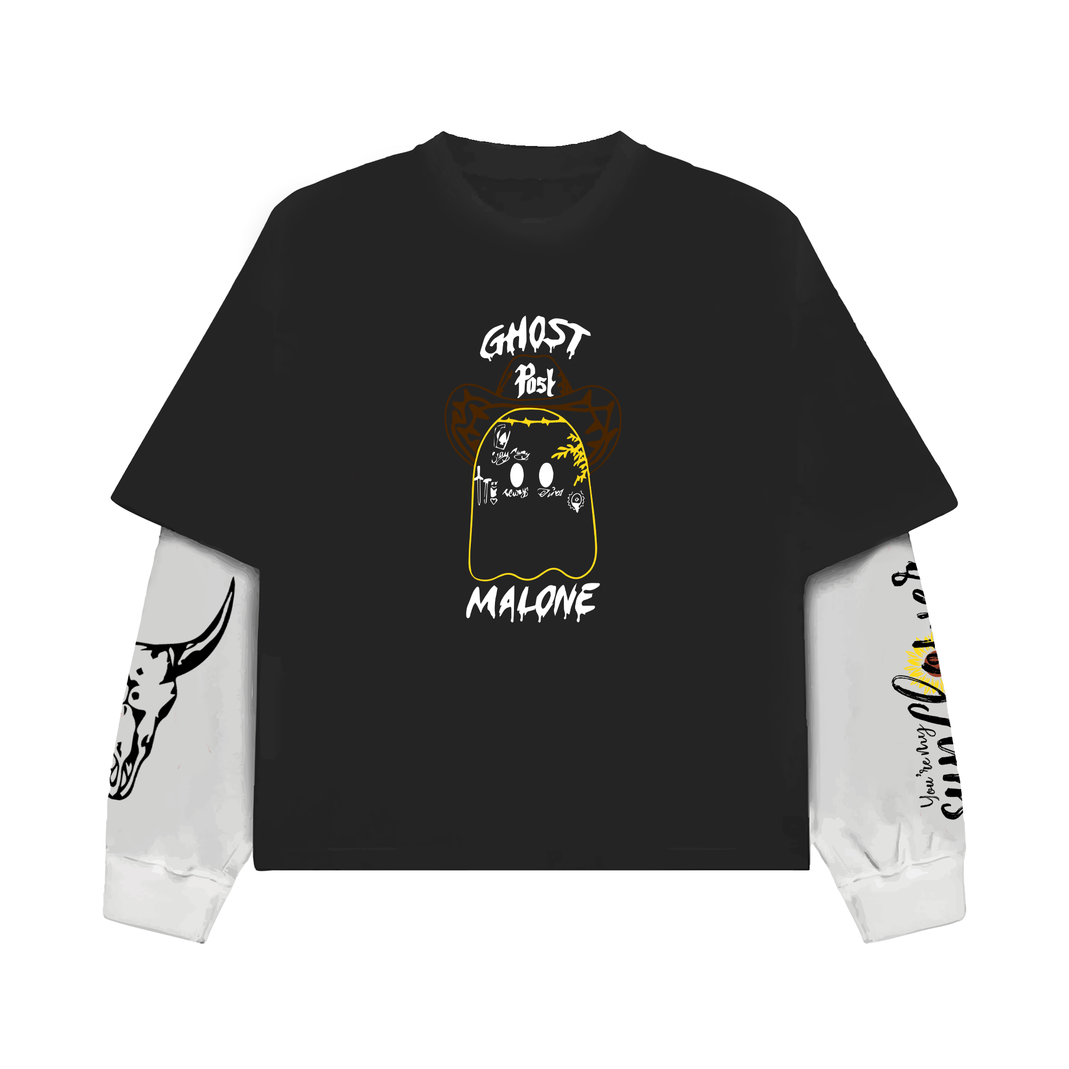 Sunflower Vibes Long Sleeve Oversized Tee