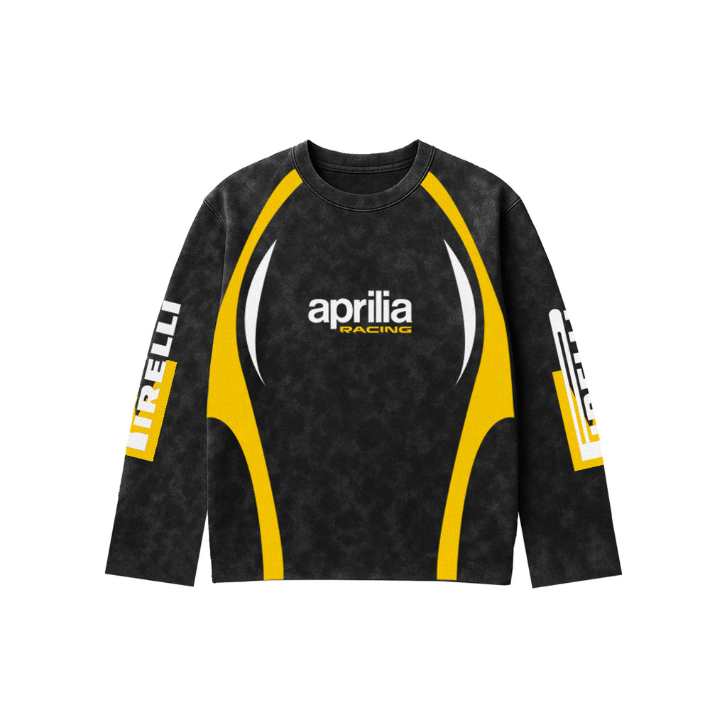 Aprilia Yellowstrike Oversized Full Sleeve Tee