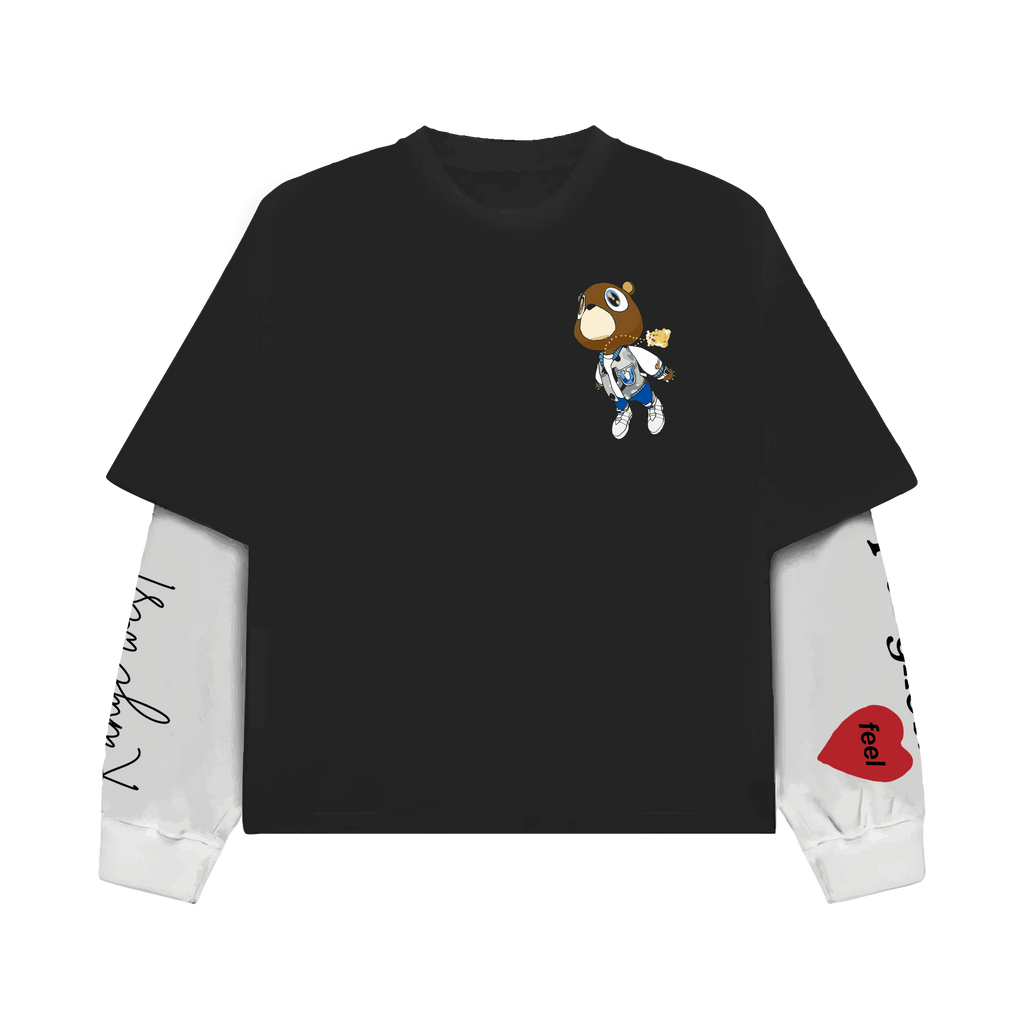 Visionary Bear Long Sleeve Oversized Tee