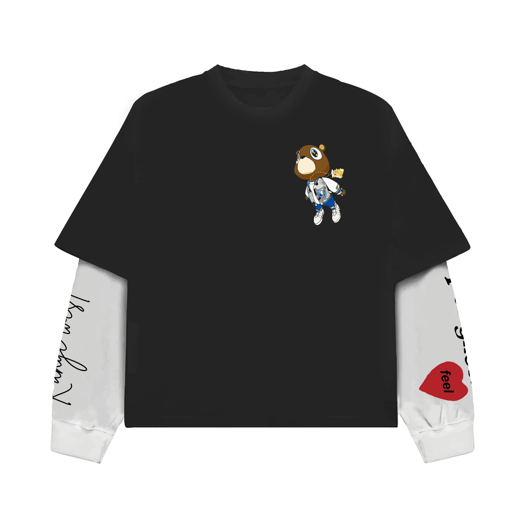 Visionary Bear Long Sleeve Oversized Tee