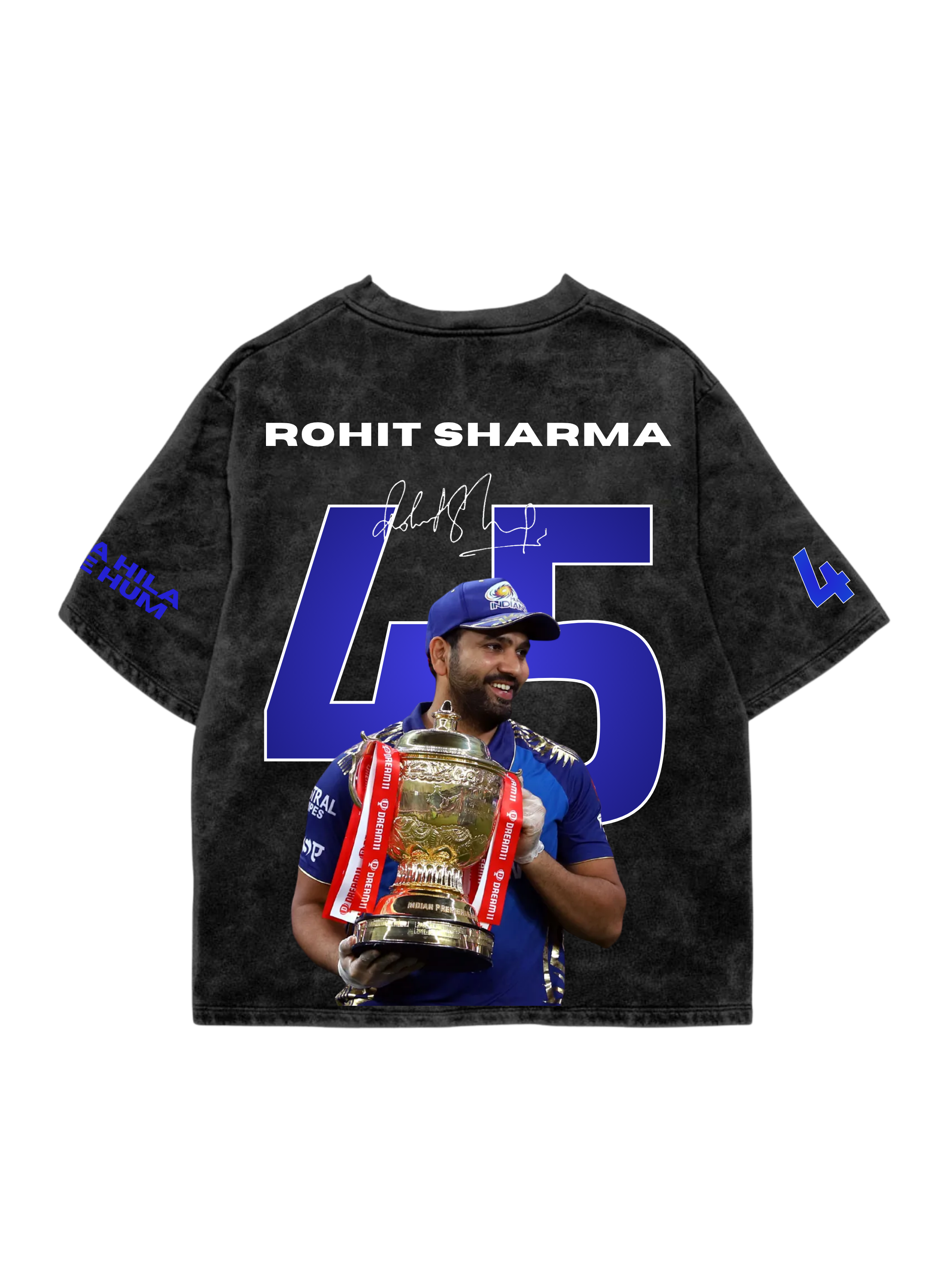 HITMAN-45 ACIDWASH OVERSIZED TEE