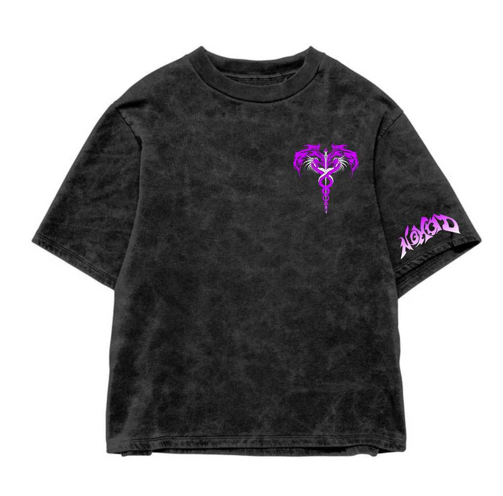 Crimson Crossfire Oversized T-Shirt