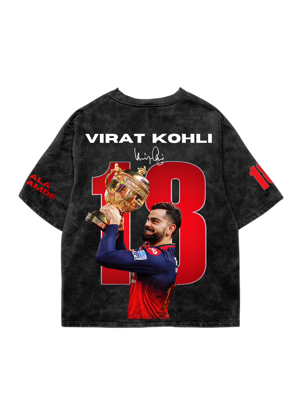 KOHLI- 18 OVERSIZED ACIDWASH TEE