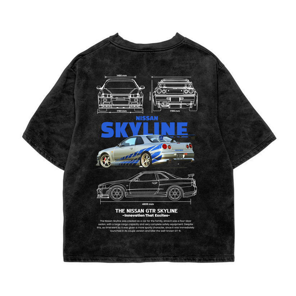 Nissan Skyline GT-R Oversized T-shirt