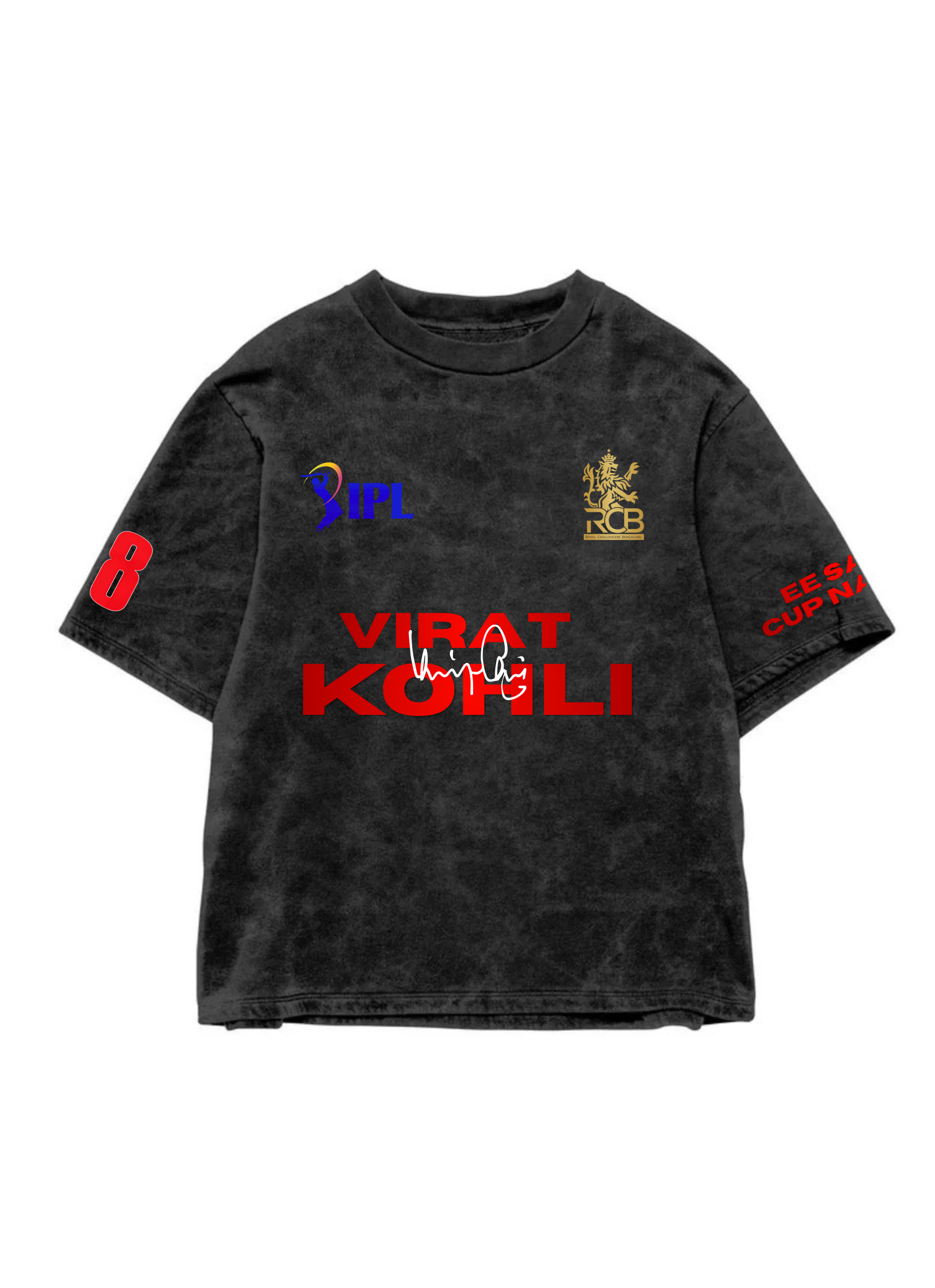 KOHLI- 18 OVERSIZED ACIDWASH TEE