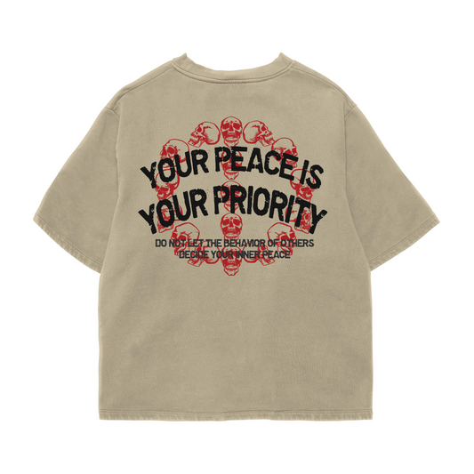 Your peace is your priority Oversized T-shirt