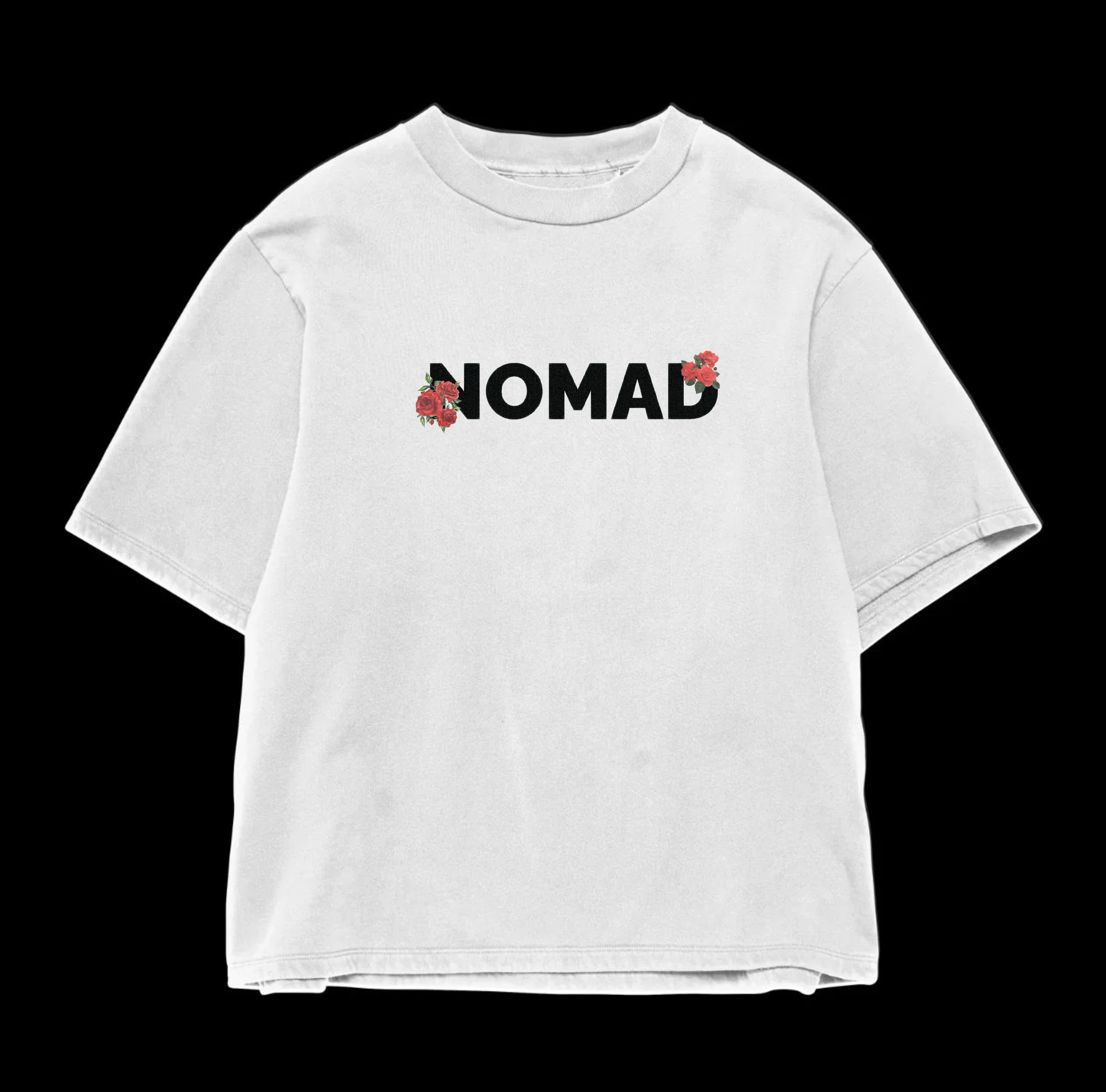 Love Rosette-Oversized T-shirt