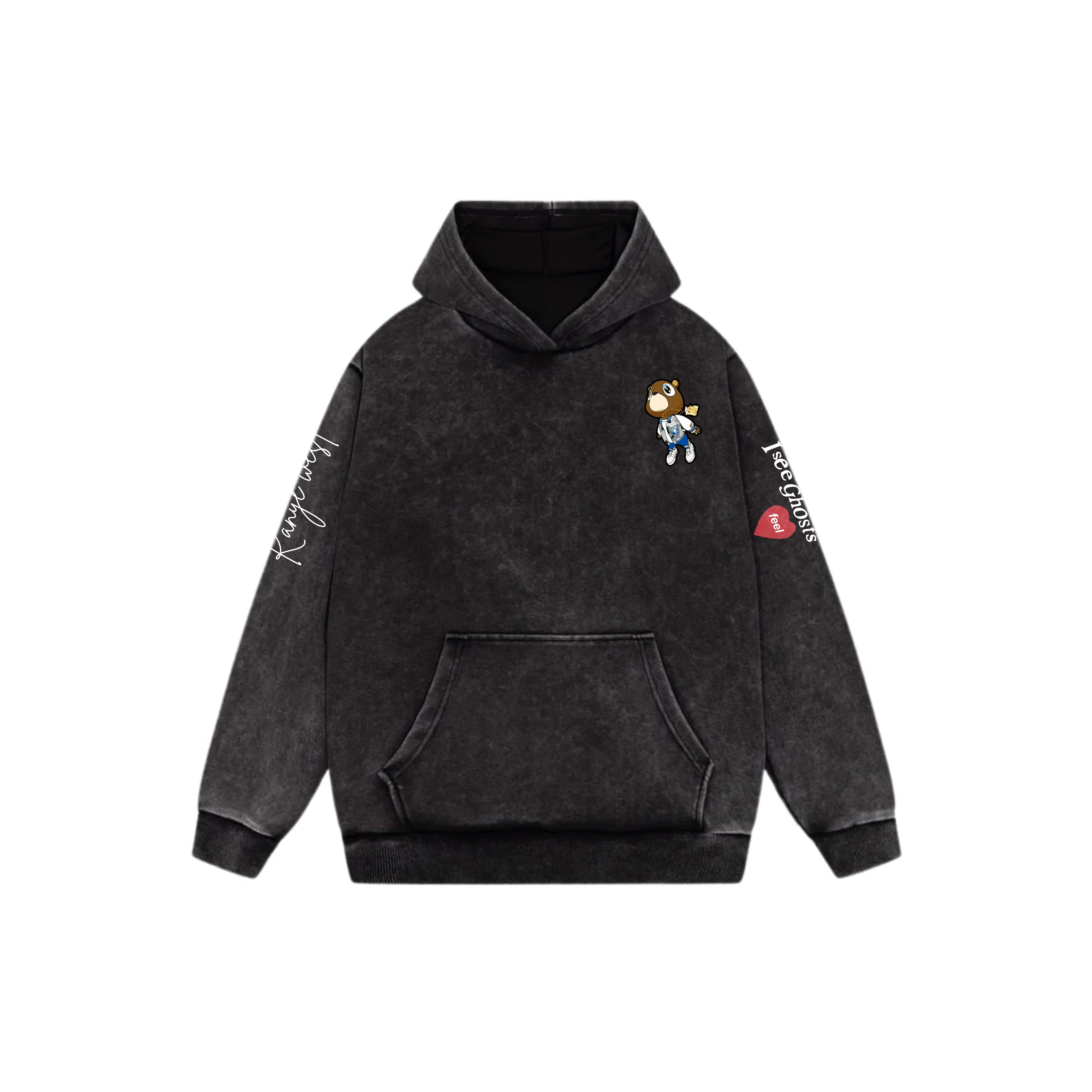 Ye Acid Wash Oversized Hoodie