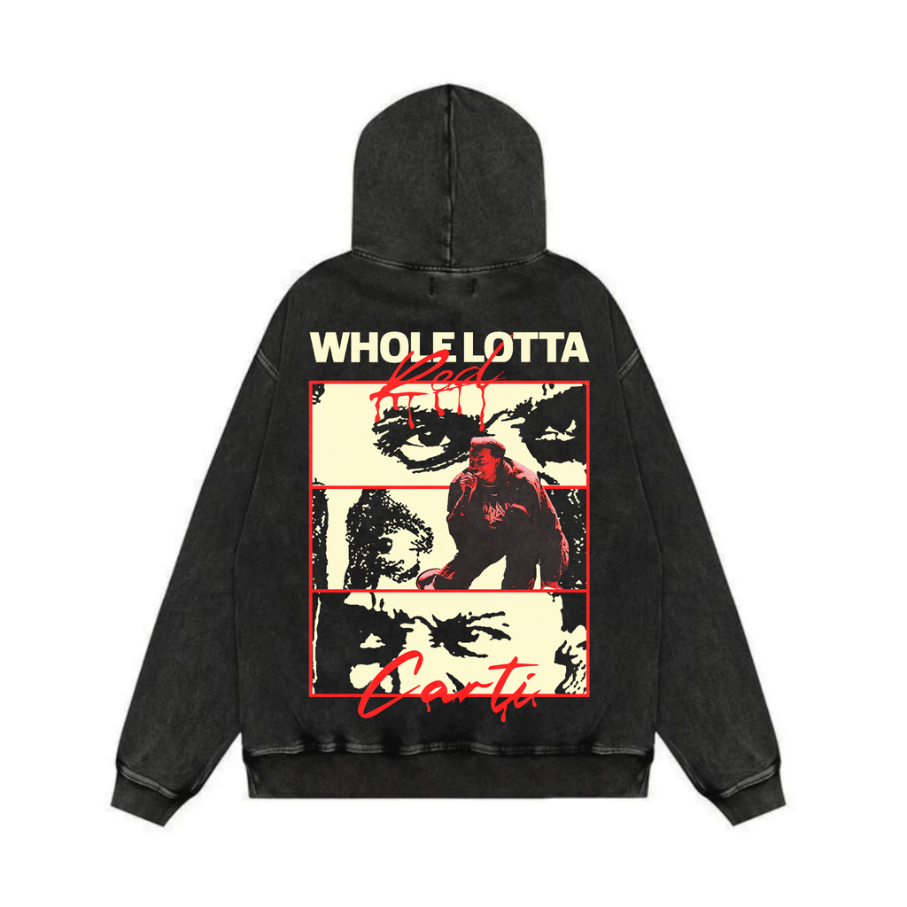 Bloodline Acid Wash Oversized Hoodie