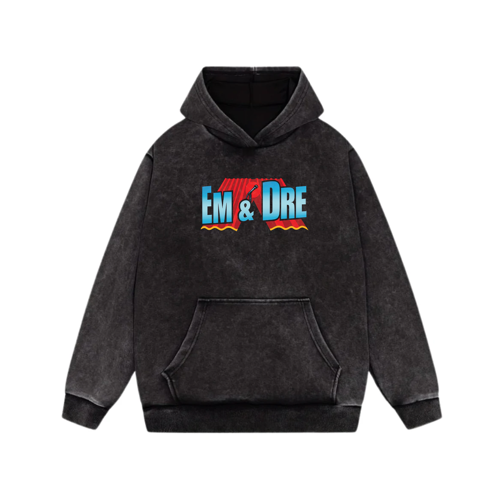 Aftermath Acid Wash Oversized Hoodie