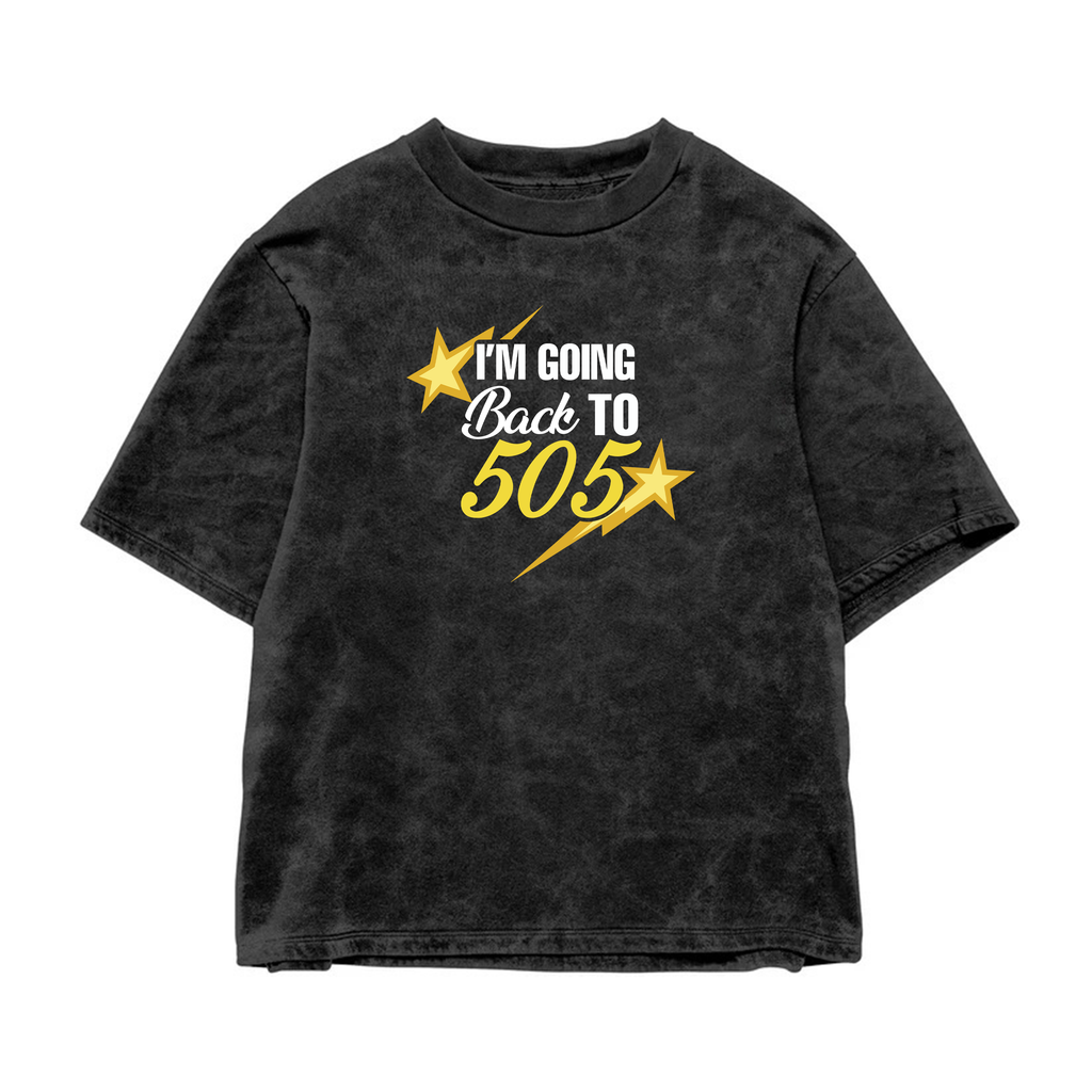 505 Acid Wash Oversized Tee