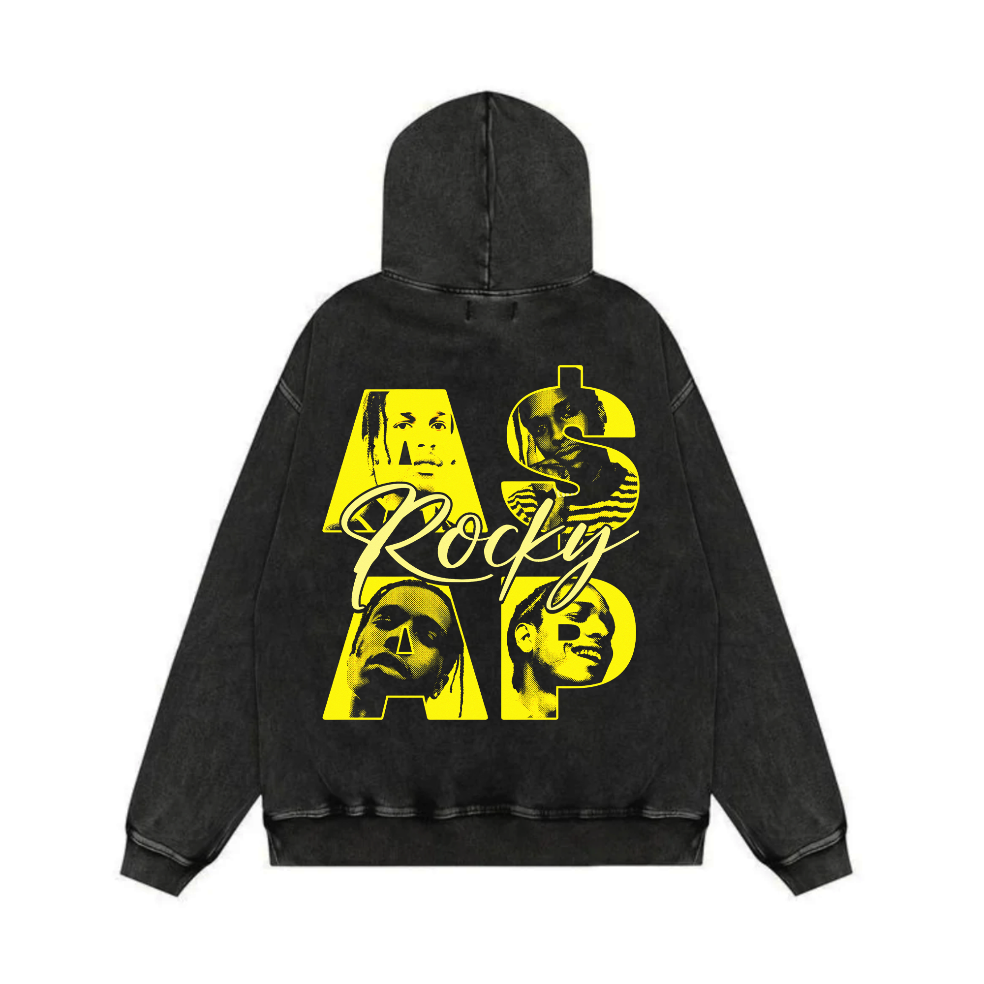 Harlem Acid Wash Oversized Hoodie