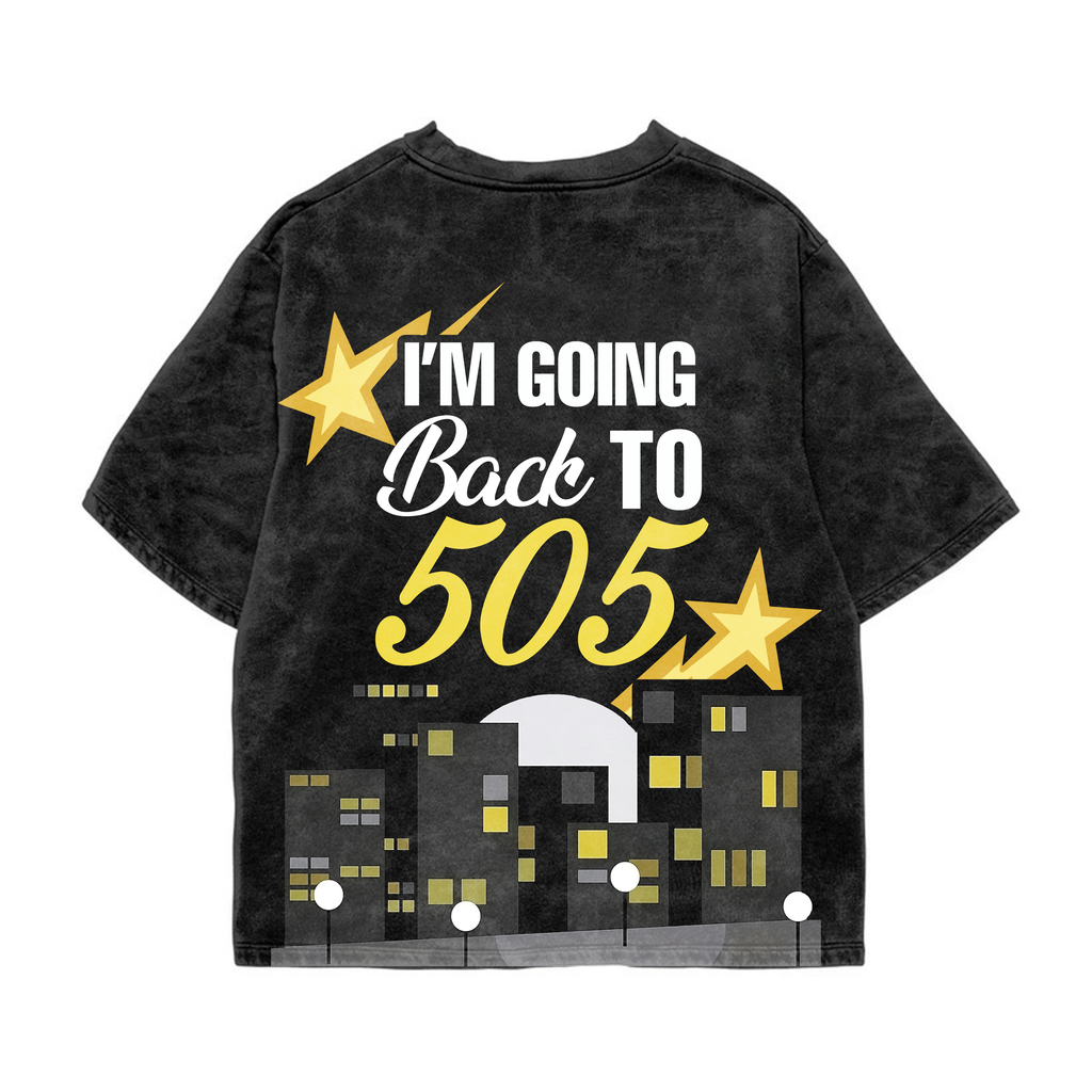 505 Acid Wash Oversized Tee