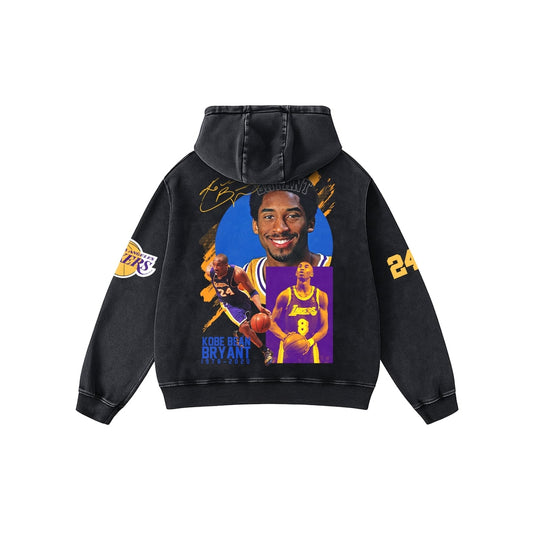 MAMBAFLARE ACID WASH OVERSIZED HOODIE