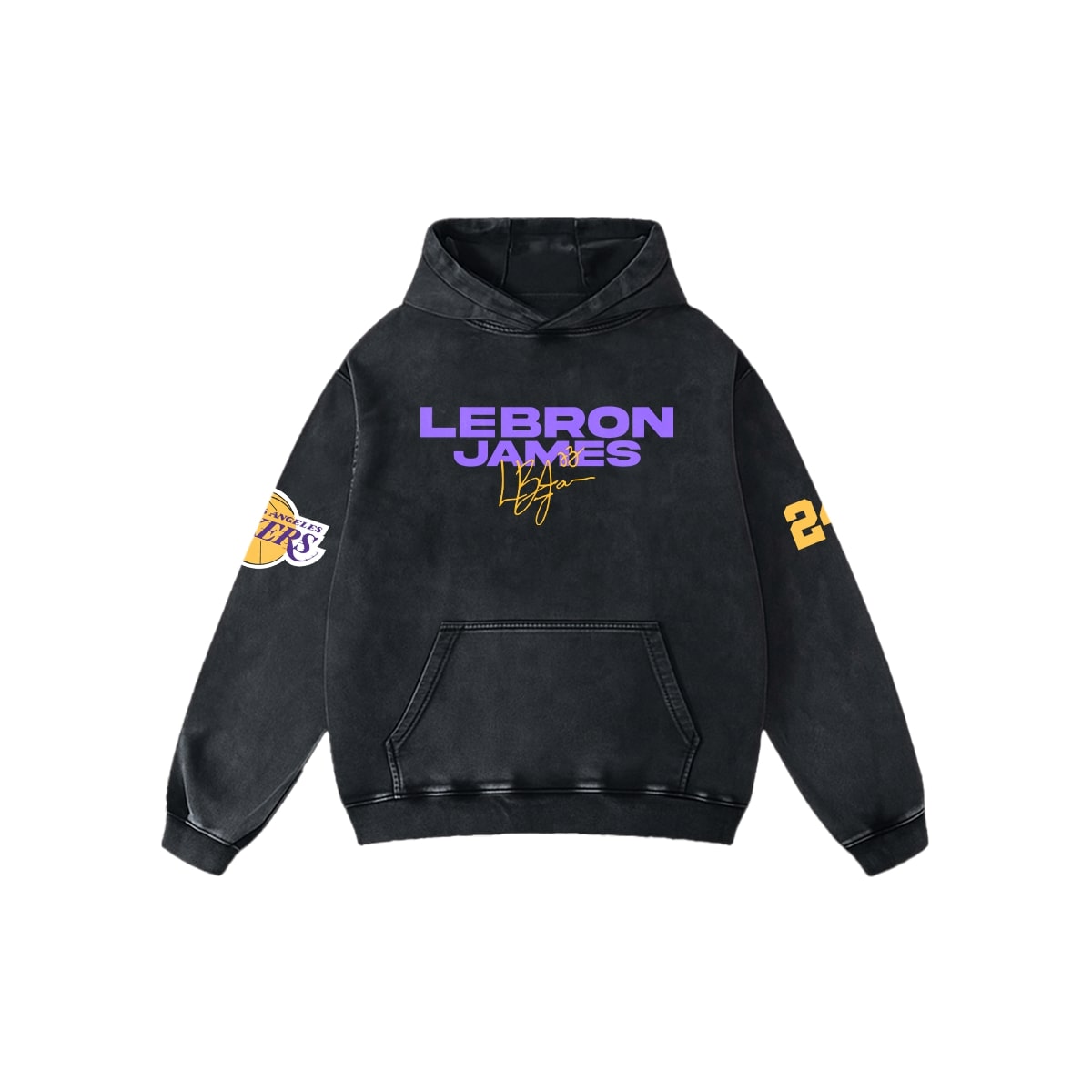 MAMBAFLARE ACID WASH OVERSIZED HOODIE