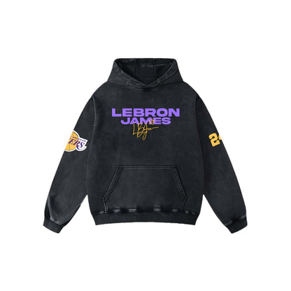 MAMBAFLARE ACID WASH OVERSIZED HOODIE