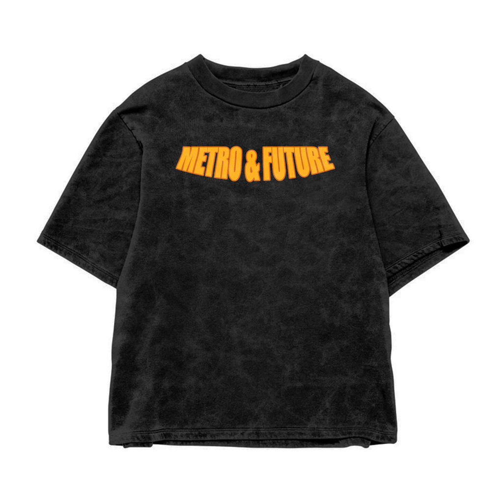 Metro & Future Acid Wash Oversized Tee
