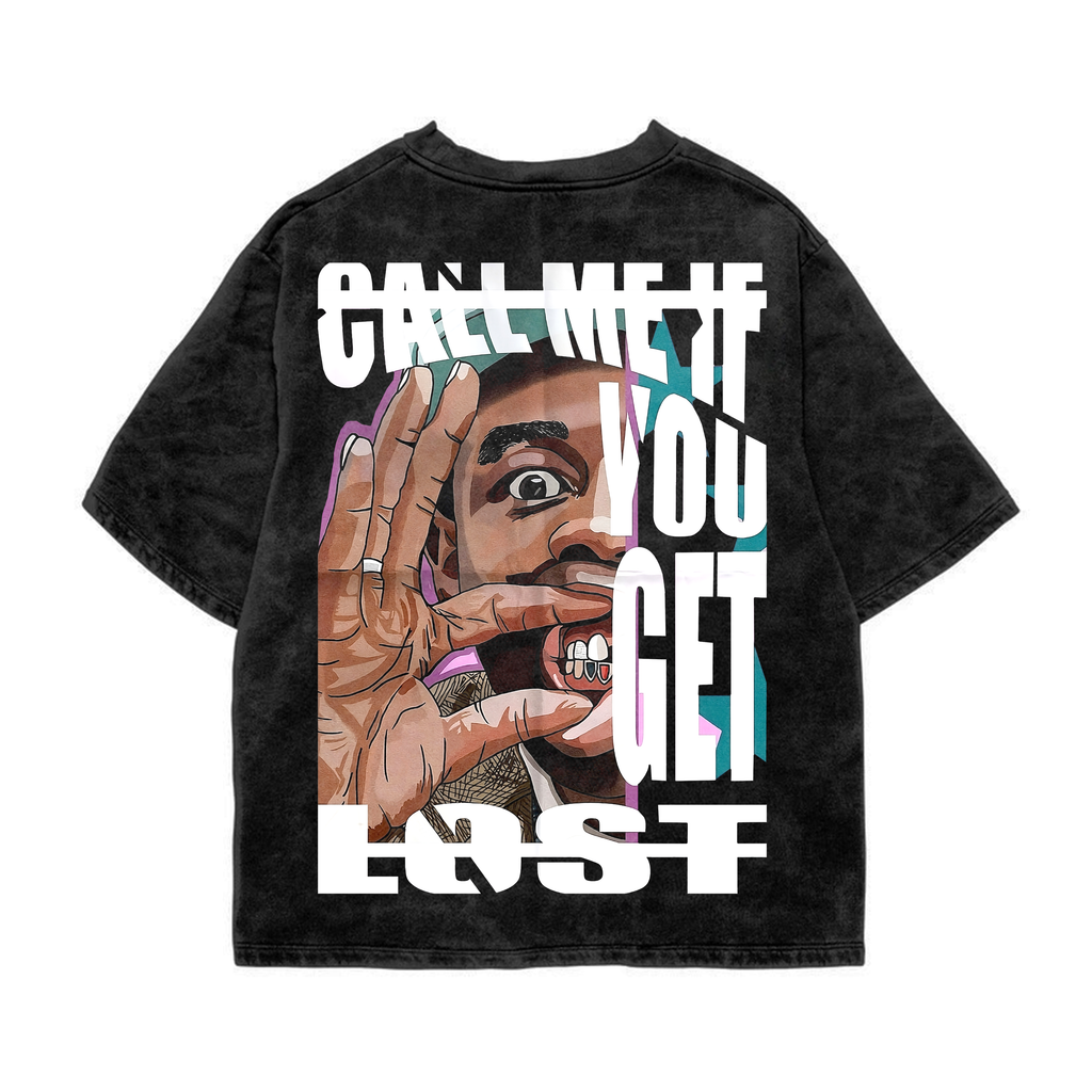 Tyler Acid Wash Oversized Tee