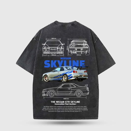 Nissan Skyline GT-R Oversized T-shirt