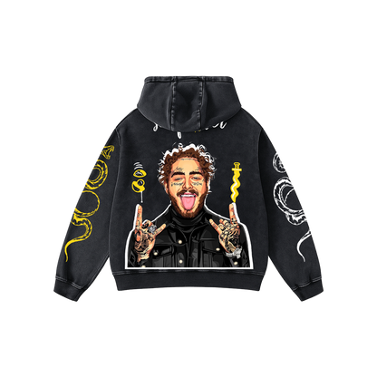Sunflower Acid Wash Oversized Hoodie
