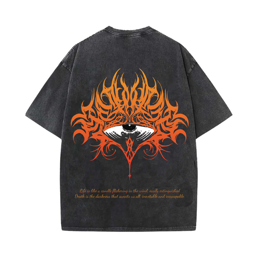 Blaze-Eyed Demon Oversized T-shirt