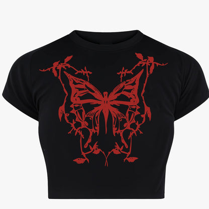 Butterfly Cascade Baby Tee