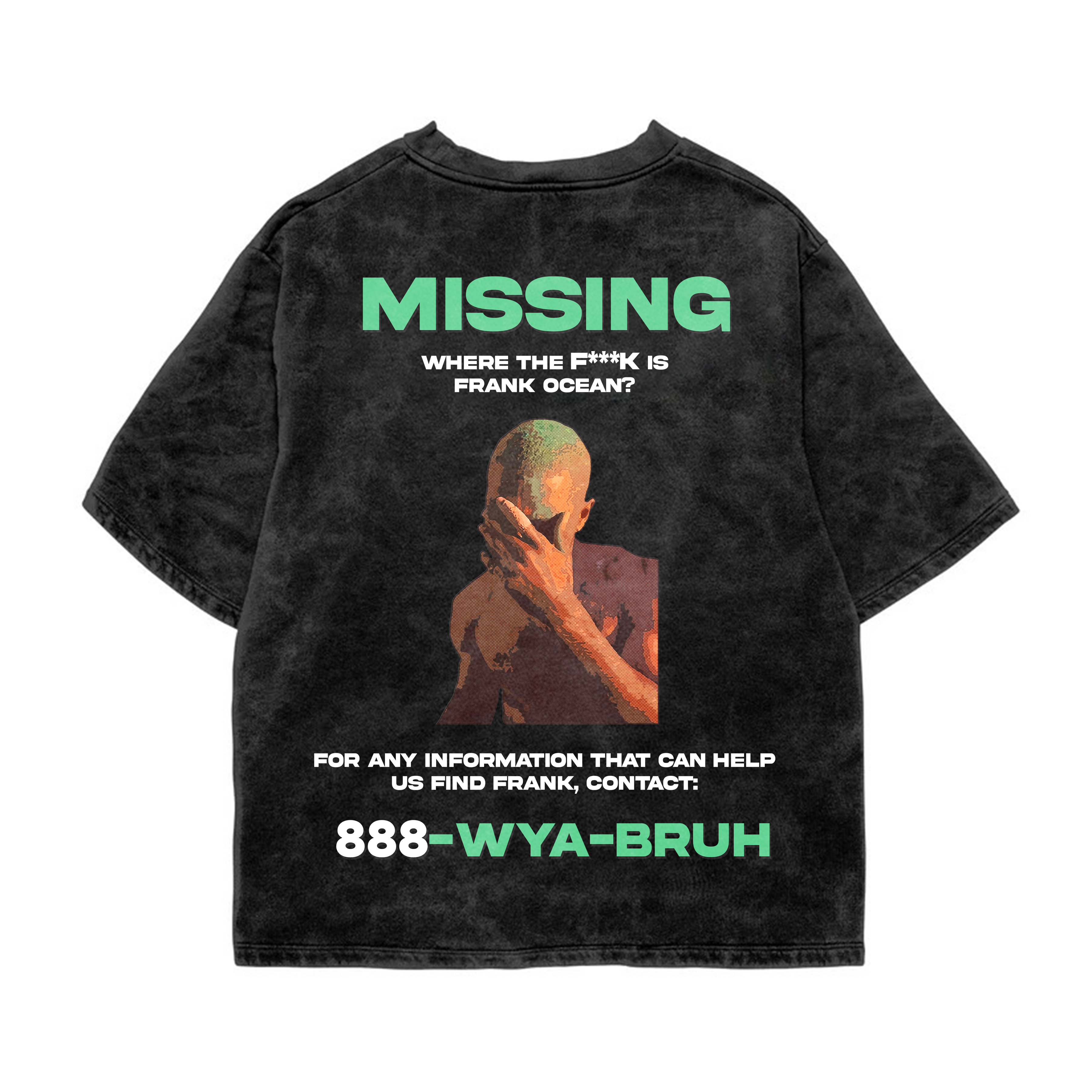 Frank Ocen Acid Wash Oversized Tee