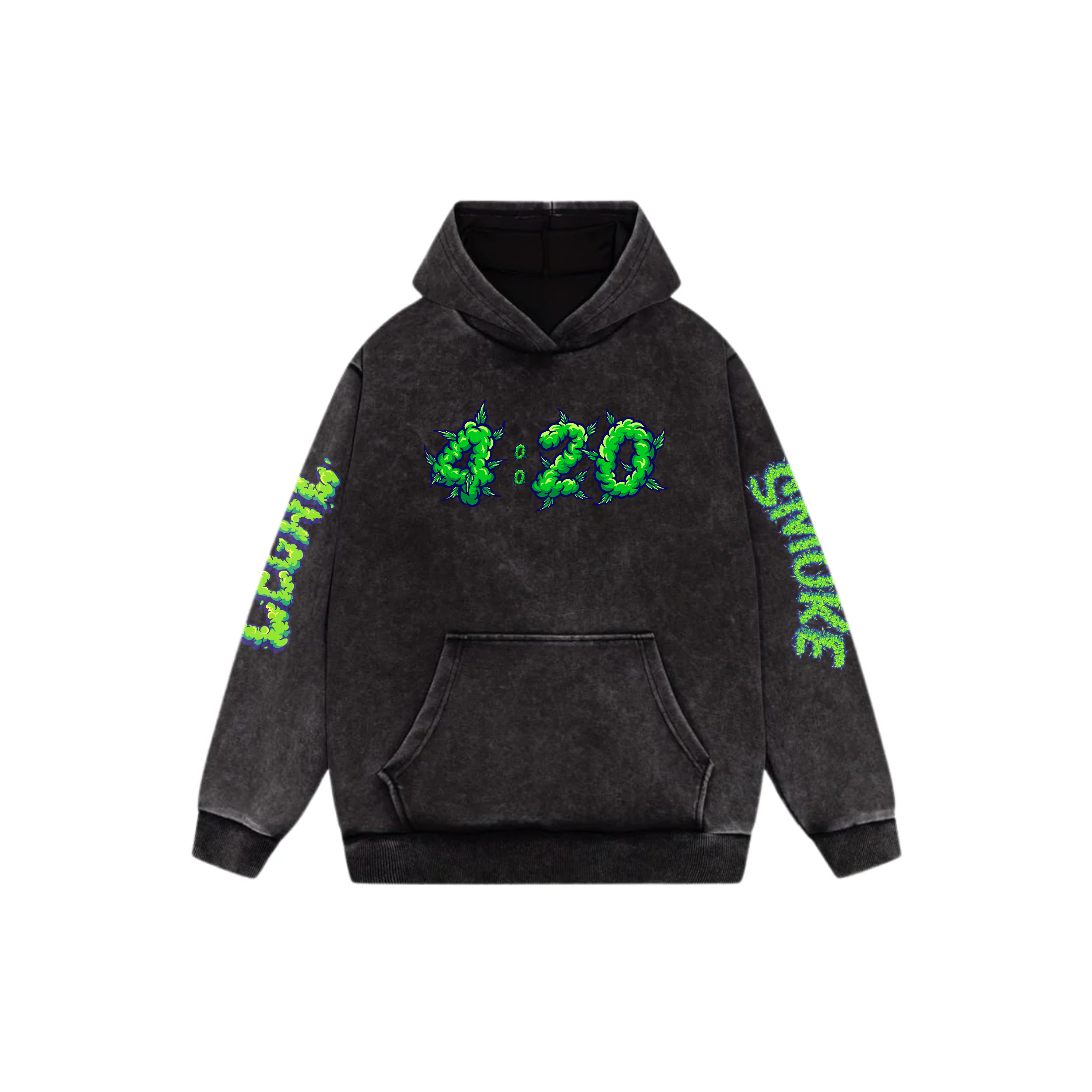 Snoop Acid Wash Oversized Hoodie