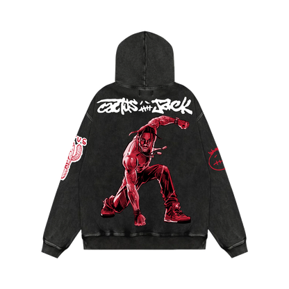FE!N Impact Acid Wash Oversized Hoodie