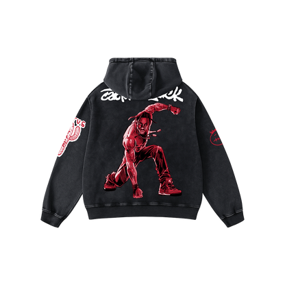 FE!N Impact Acid Wash Oversized Hoodie