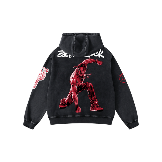 FE!N Impact Acid Wash Oversized Hoodie